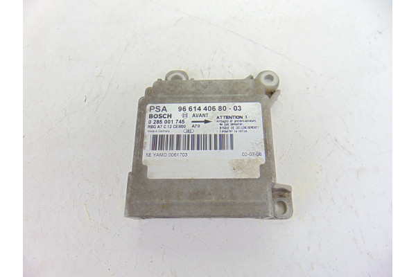 CENTRALITA AIRBAG| PEUGEOT- 1.4 16V 88CV 1360CC|9661440680 0285001745 - 2006