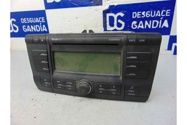 SISTEMA AUDIO / RADIO CD| SKODA- BMM|1Z0035156B - 2006