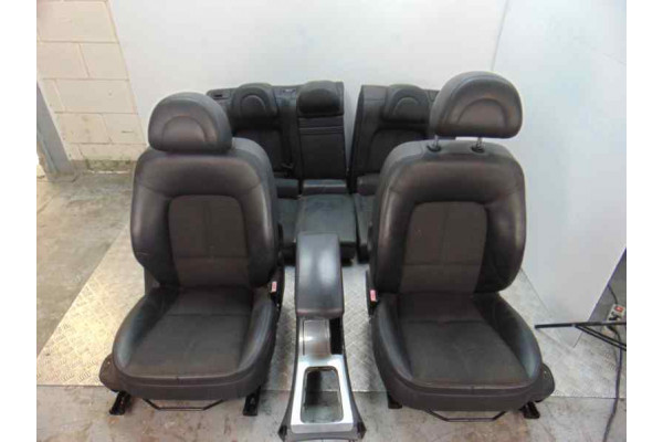 JUEGO ASIENTOS COMPLETO  PEUGEOT 407 SW  2.2 HDI 170 170CV 2179CC 2004 PIEL Y TELA