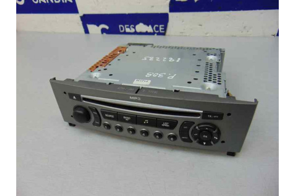 SISTEMA AUDIO / RADIO CD| PEUGEOT- 5FW|96650206XH - 2009