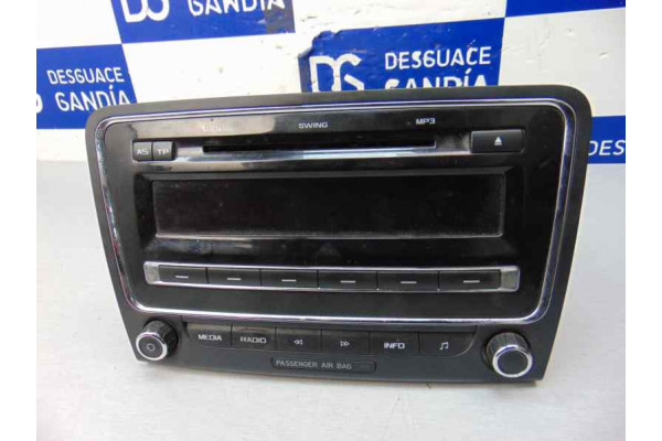 SISTEMA AUDIO / RADIO CD| SKODA- CFFB|3T0035161 8157648257360  - 2011