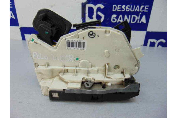 CERRADURA PUERTA DELANTERA DERECHA  VOLKSWAGEN POLO  1.4 GTI 180CV 1390CC 2011 5K1837016B