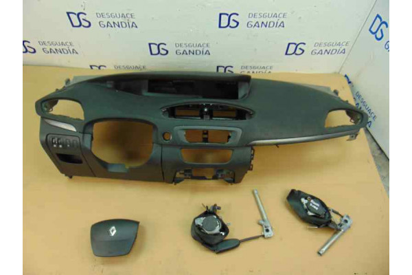 KIT AIRBAG| RENAULT- K9K832|INCLUYE AIRBAG CONDUCTOR 985701921R 2 CONECTORES SALPICADERO CON AIRBAG ACOMPAÑANTE Y 2 CINTURONES P