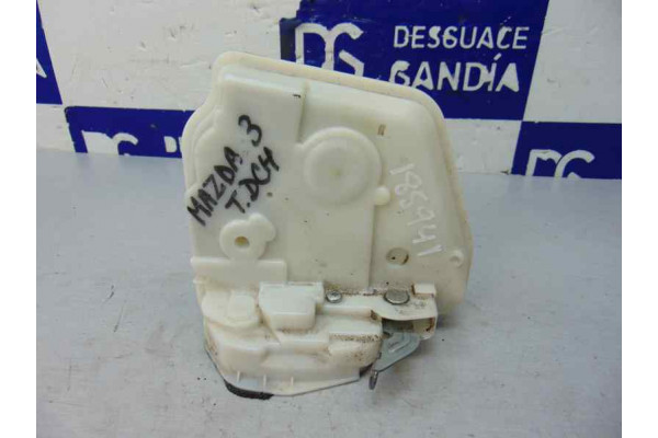 CERRADURA PUERTA TRASERA DERECHA| MAZDA- Y601|4 PIN - 2010