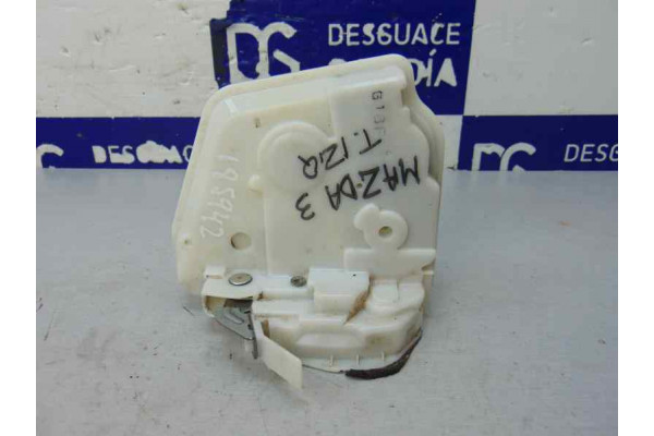 CERRADURA PUERTA TRASERA IZQUIERDA| MAZDA- Y601|4 PIN - 2010