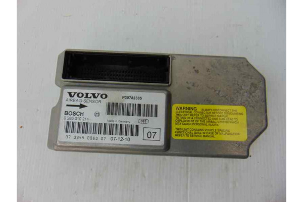 CENTRALITA AIRBAG  VOLVO S60 I  2.4 D5 185CV 2401CC 2008 P30782385