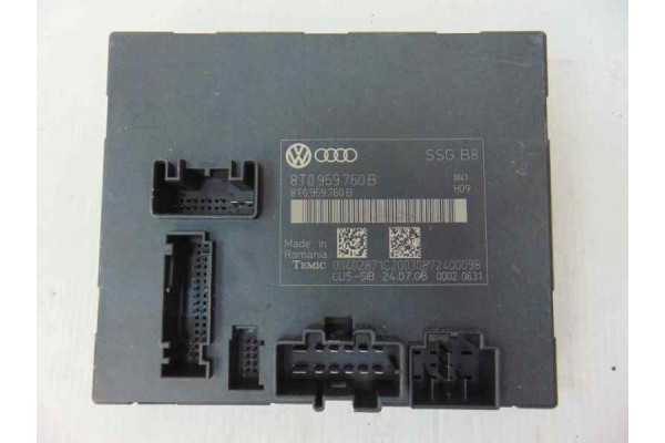 MODULO ELECTRONICO| AUDI- CGKA|8T0959760B 07-16 AUDI S5 A5 MÓDULO DE MEMORIA DE CONTROL DEL ASIENTO ELÉCTRICO SE ADVIERTE QUE ES