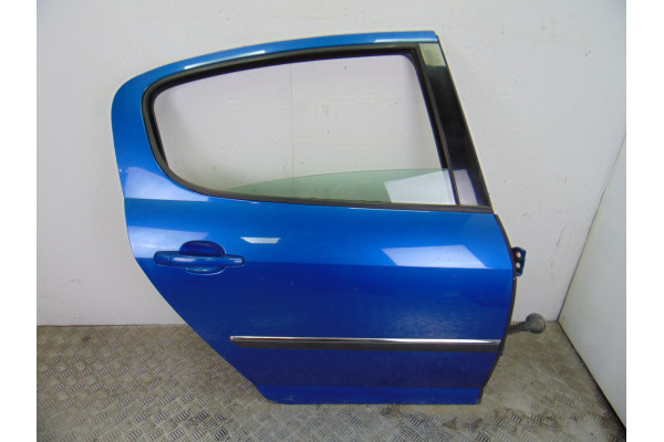 PUERTA TRASERA DERECHA  PEUGEOT 407  2.0 136CV 1997CC 2005 AZUL