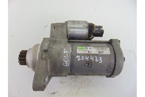 MOTOR ARRANQUE  VOLKSWAGEN GOLF VI  1.6 TDI 105CV 1598CC 2010 02Z911024A