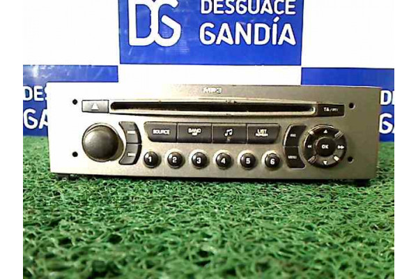 SISTEMA AUDIO / RADIO CD  PEUGEOT 308  1.6 HDI 90CV 1560CC 2009 96662671XH