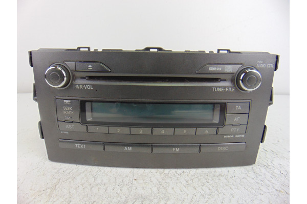 SISTEMA AUDIO / RADIO CD  TOYOTA AURIS  2.0 D-4D (ADE150_) 126CV 1998CC 2007 86120-0250