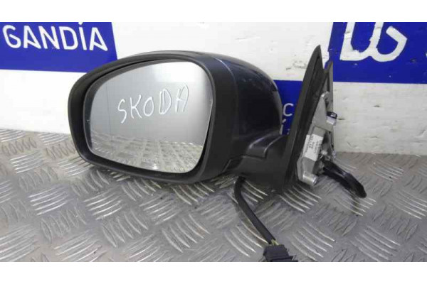 RETROVISOR IZQUIERDO| SKODA- |5 CABLES - 2007