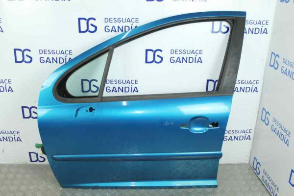 PUERTA DELANTERA IZQUIERDA  PEUGEOT 207  1.6 HDI 109CV 1560CC 2009 AZUL