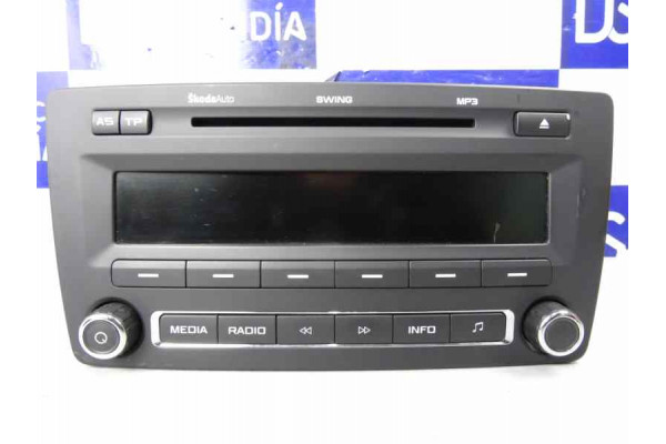 SISTEMA AUDIO / RADIO CD| SKODA- |1Z0035161F 7648256360 - 2011