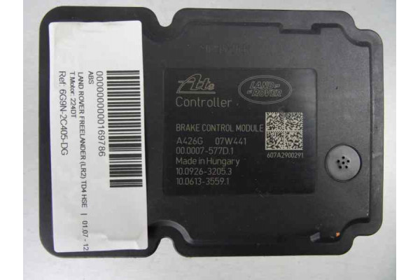 ABS| LAND ROVER- 224DT|6G9N2C405DG 100212-01234 100926-32053 100613-35591	10021201234 10092632053 10061335591  - 2007