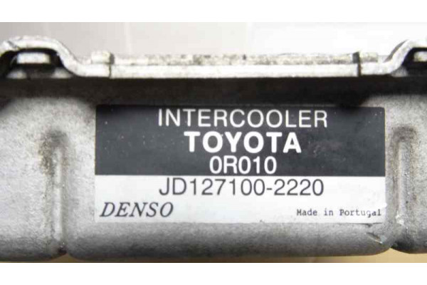 INTERCOOLER  TOYOTA AVENSIS  2.2 D-CAT (ADT251_) 177CV 2231CC 2005 127100-2220